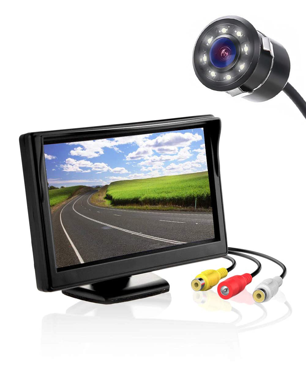 FABTEC - Rear View Digital TFT Dashboard Screen with 8 LED Night